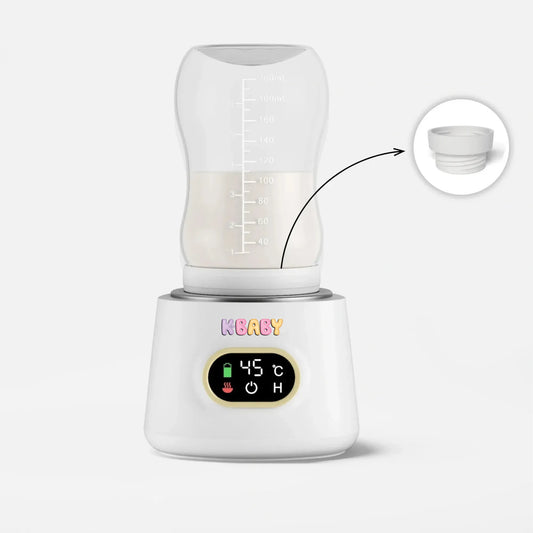 Chauffe-biberon autonome K-BABY avec adaptateur universel pour biberons, température précise à 45°C