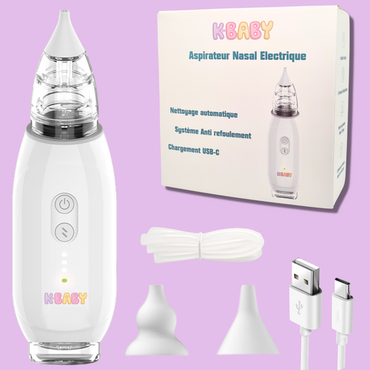 Mouche bébé électrique portable K-BABY – Efficace, doux et hygiénique