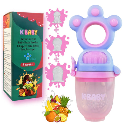 Grignoteuse pour bébé dès 4 mois avec fruits